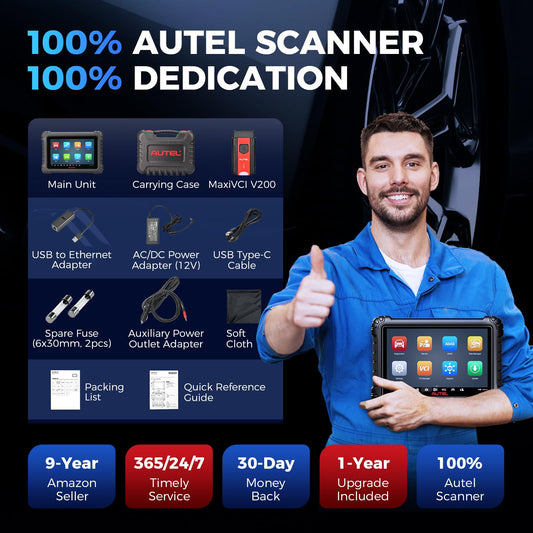 Autel MS906 MAX 2025 Scanner – Top Bi-Directional ECU Coding Tool