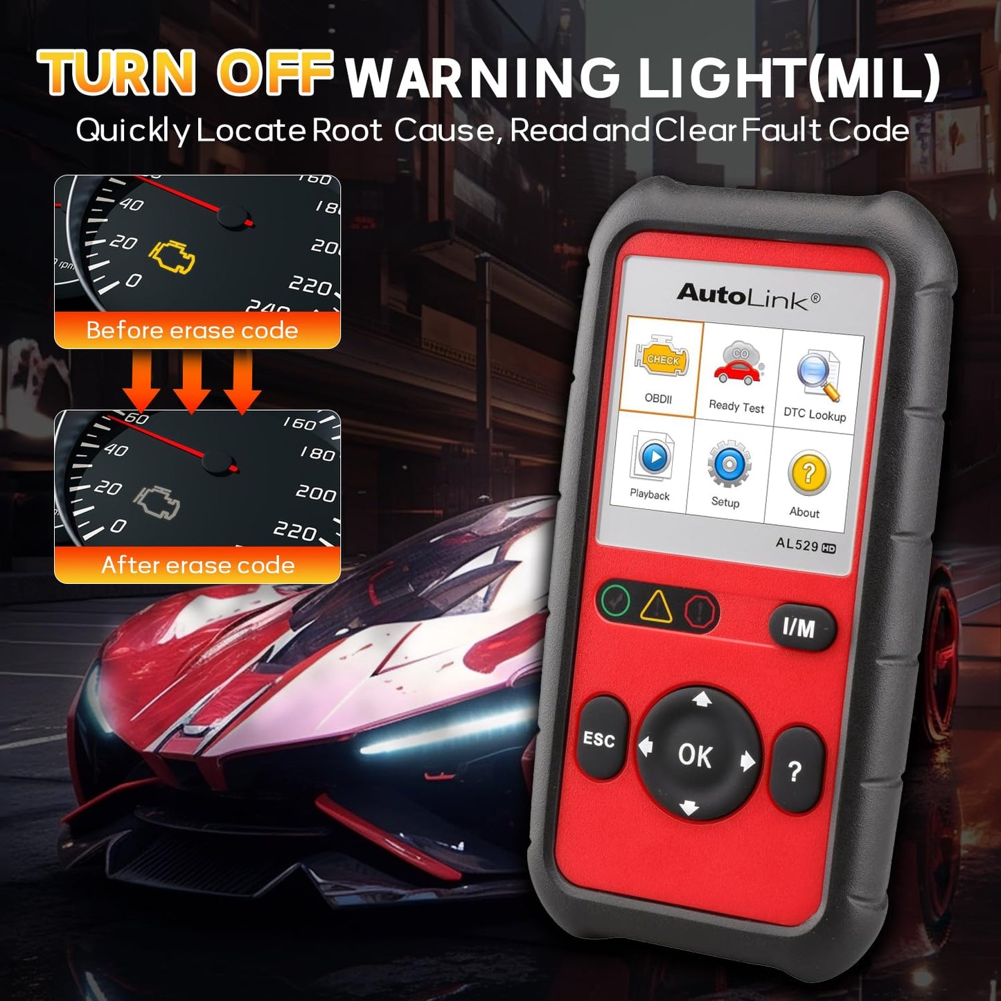 Autel AutoLink AL529HD OBD2 Scanner for Cars & Trucks – AutoVIN