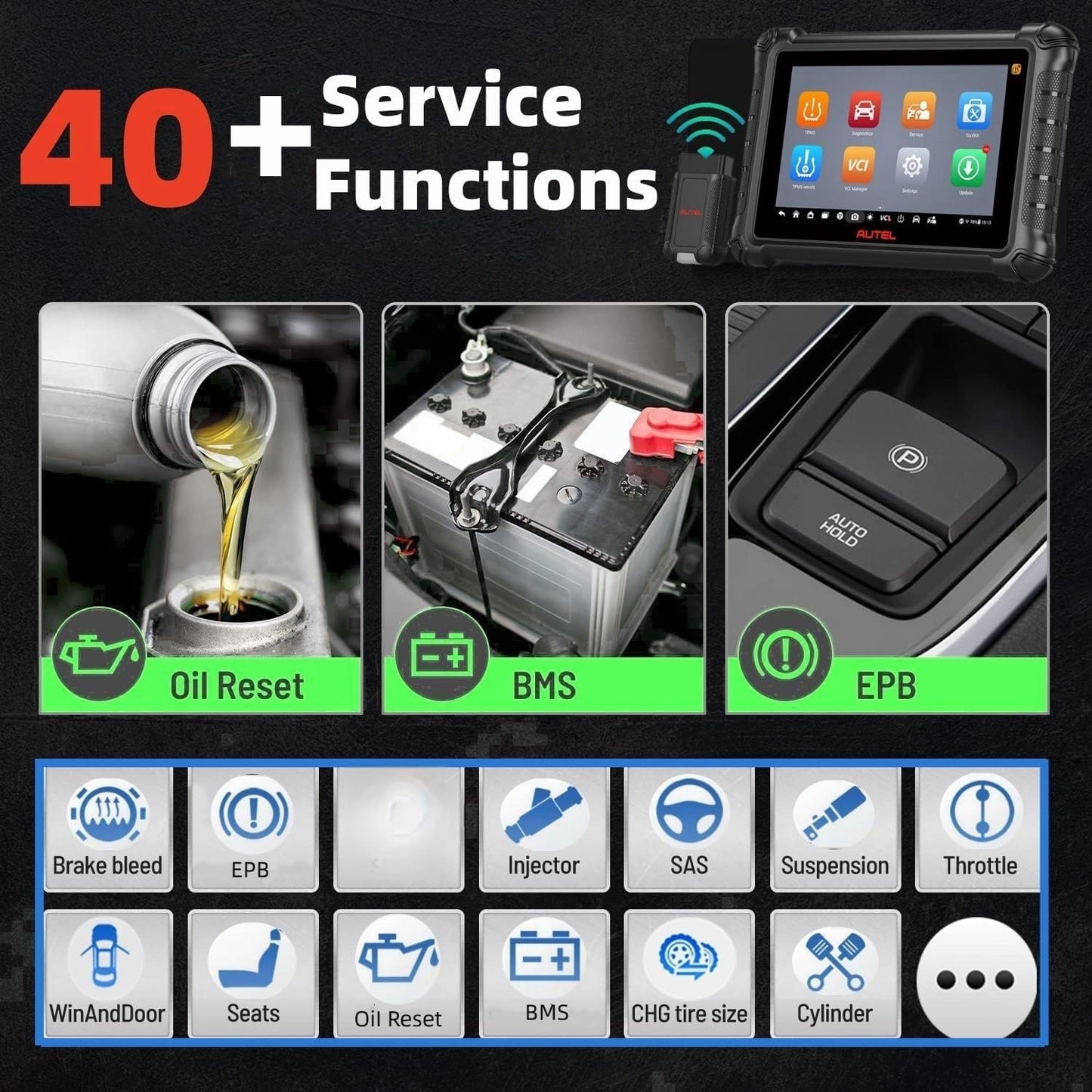 Autel MaxiTPMS TS900 – Advanced TPMS & All-System OBD2 Scanner