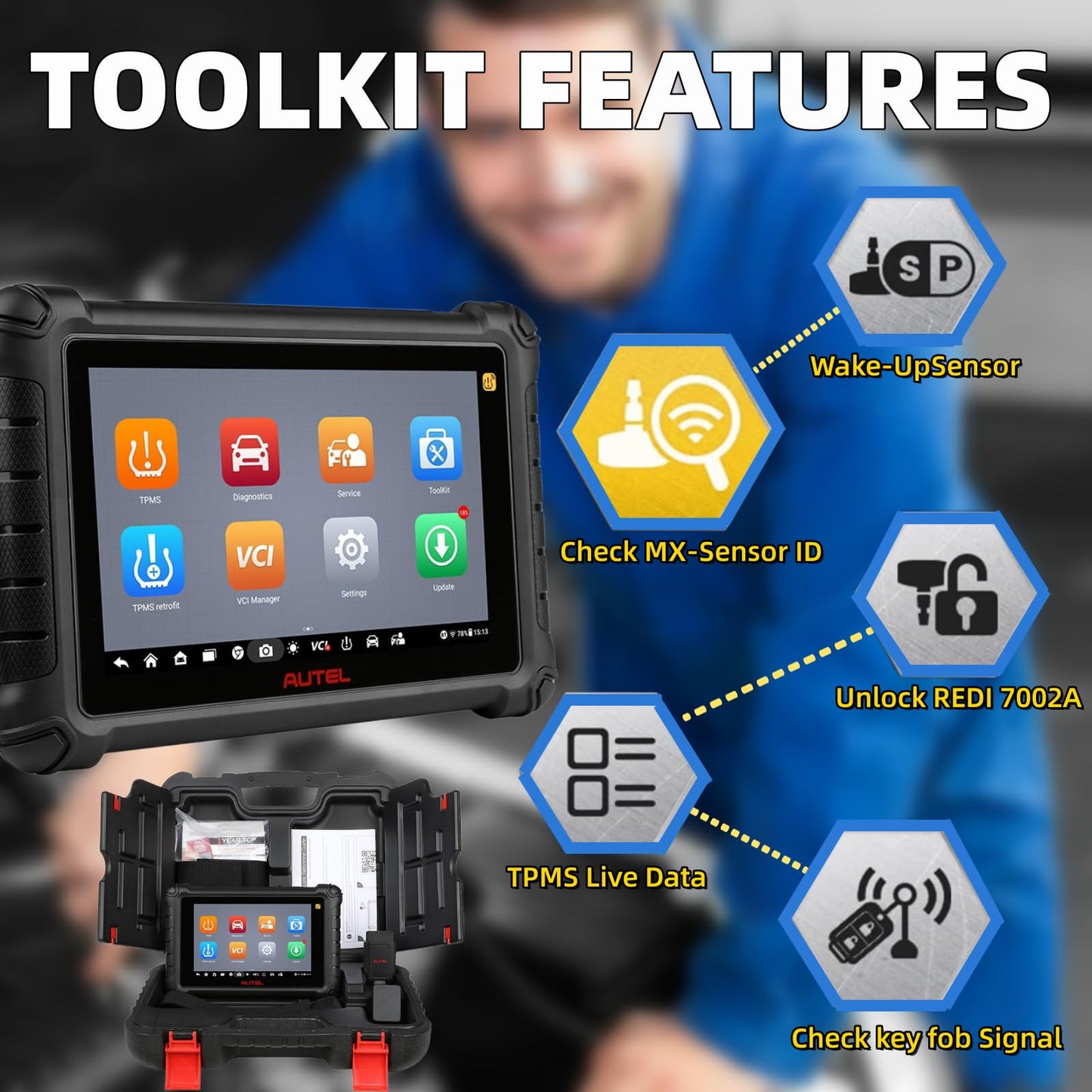 Autel MaxiTPMS TS900 – Advanced TPMS & All-System OBD2 Scanner