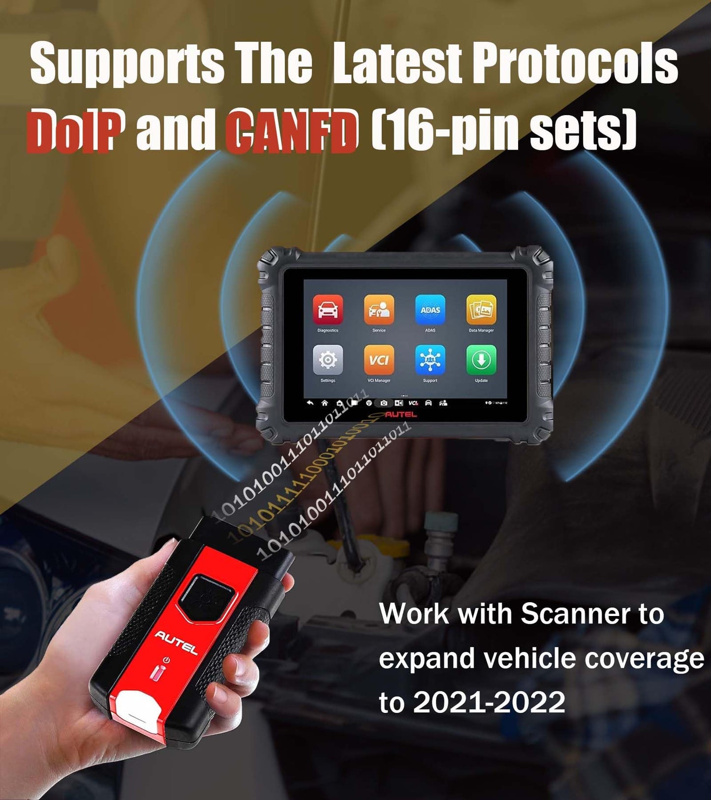Autel MaxiVCI V200 Wireless Bluetooth OBD2 Vehicle Interface