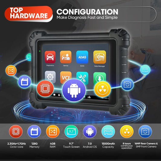 Autel MaxiSys MS909 Scanner 2025 – Intelligent ECU Coding & 40+ Services