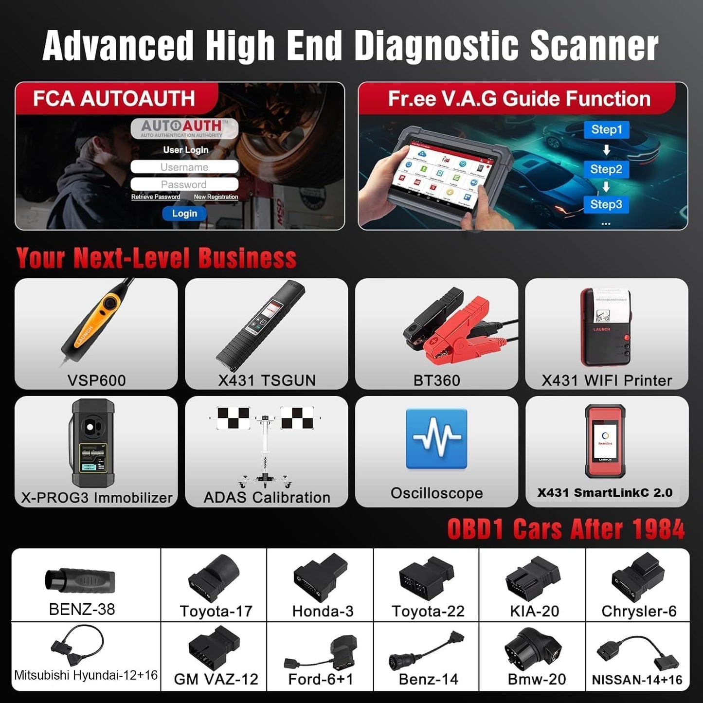 Launch X431 Pro TT 5.0 Elite 2025 Bidirectional OBD2 Scanner