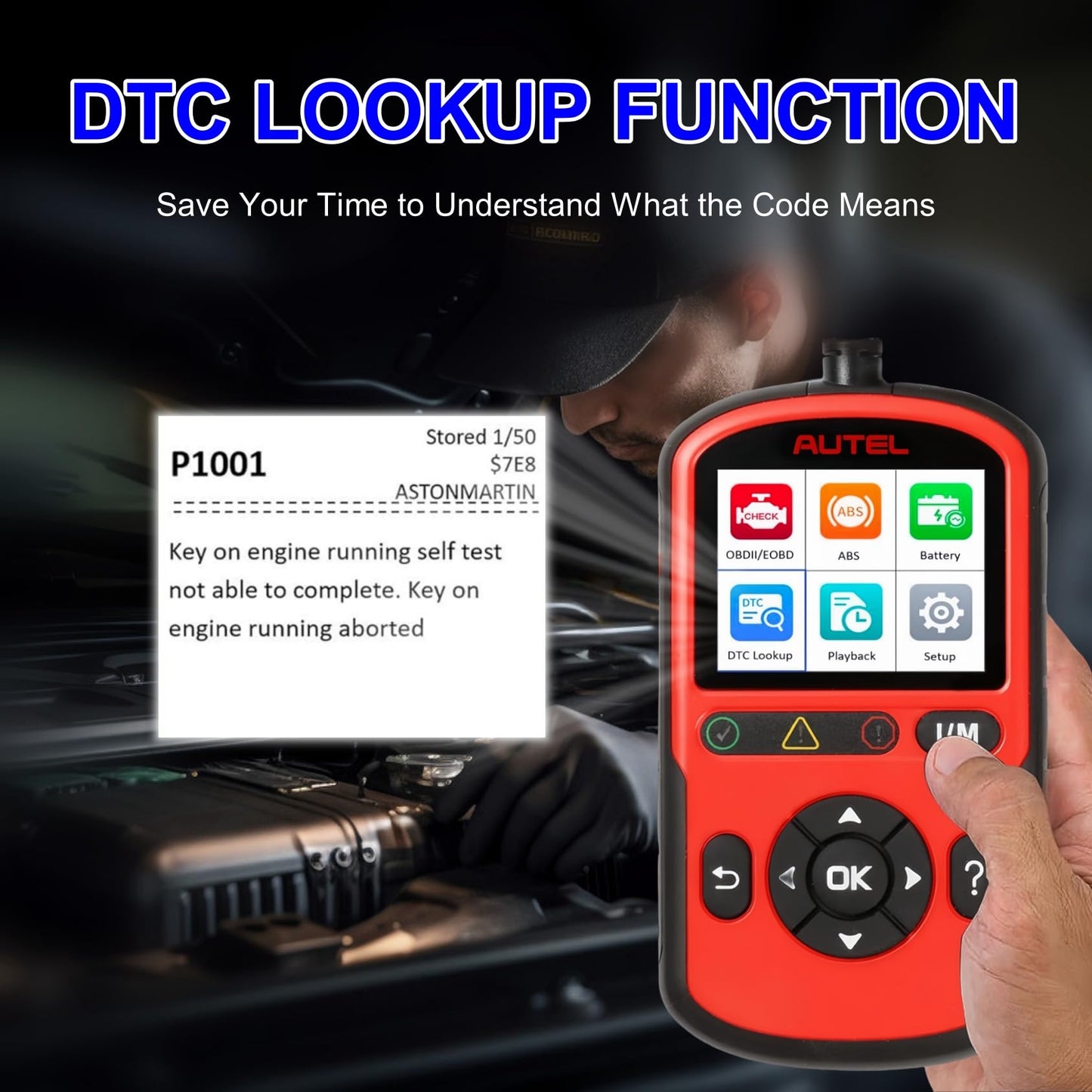 Autel AutoLink AL549 OBD2 Scanner – ABS Code Reader & Battery Tester