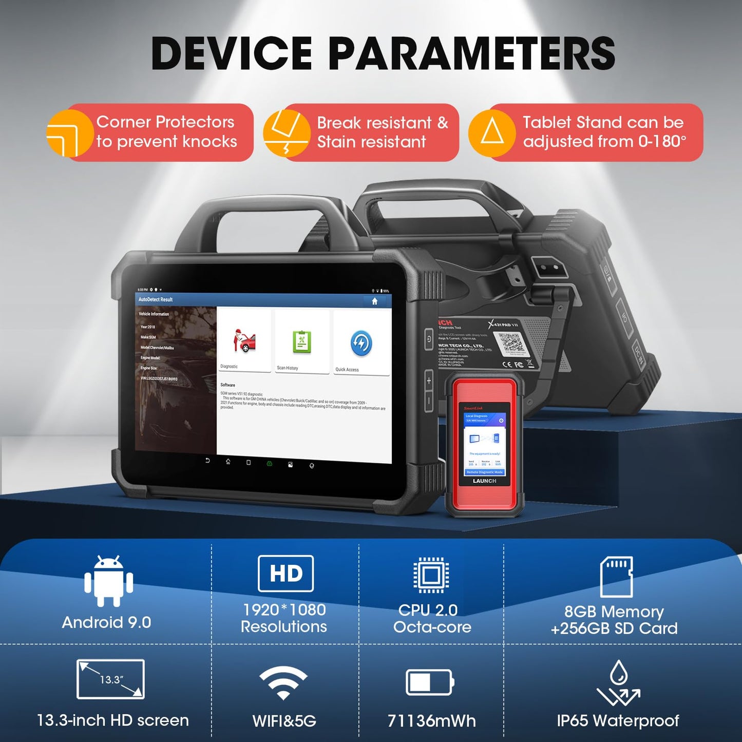 LAUNCH X431 PAD VII Elite 2025 - Advanced ECU Programming & Diagnostic Scanner