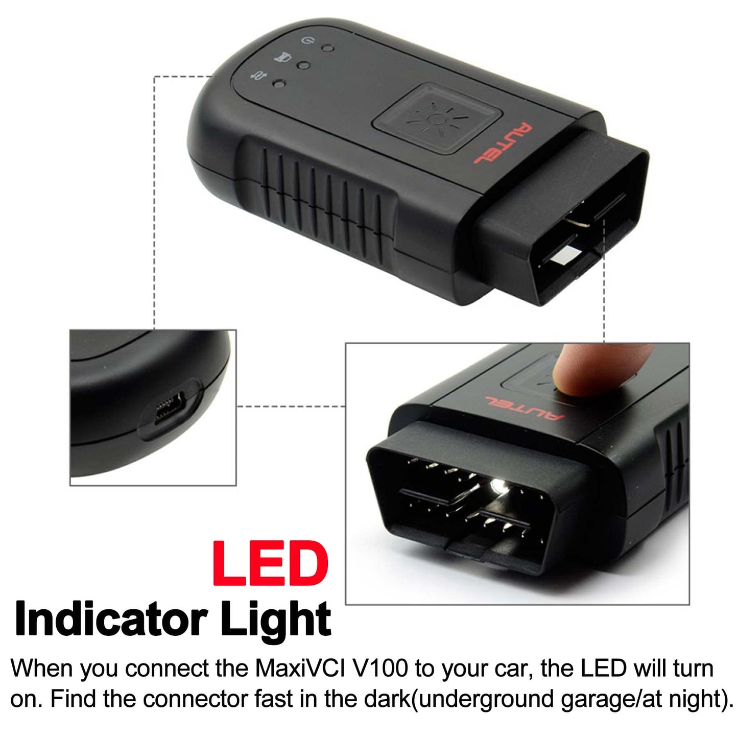 Autel MaxiVCI V100 Bluetooth VCI for MaxiSys Tablets