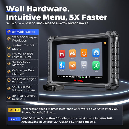 Autel MaxiCheck MX900TS 2025 TPMS & Diagnostic Scanner