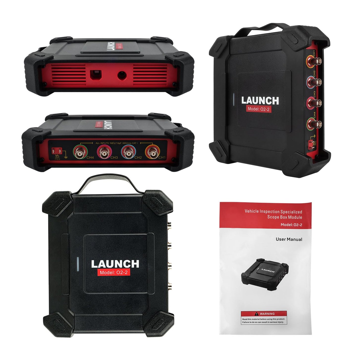 Launch X431 O2-2 Scopebox | 4-Channel Automotive Oscilloscope