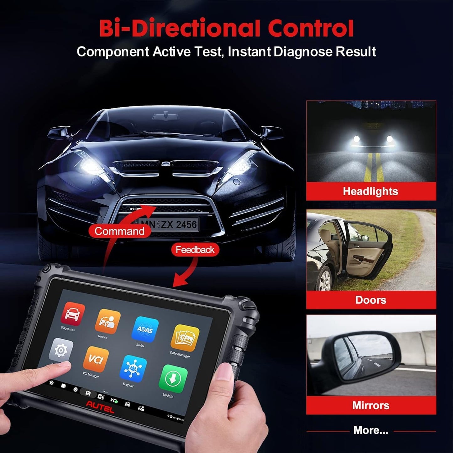 Autel MaxiCOM MK906 Pro ECU Coding Scanner with MV108S Camera