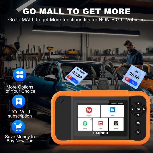 LAUNCH X431 Creader Elite 2.0 FGC – 2025 Bi-Directional OBD2 Scanner