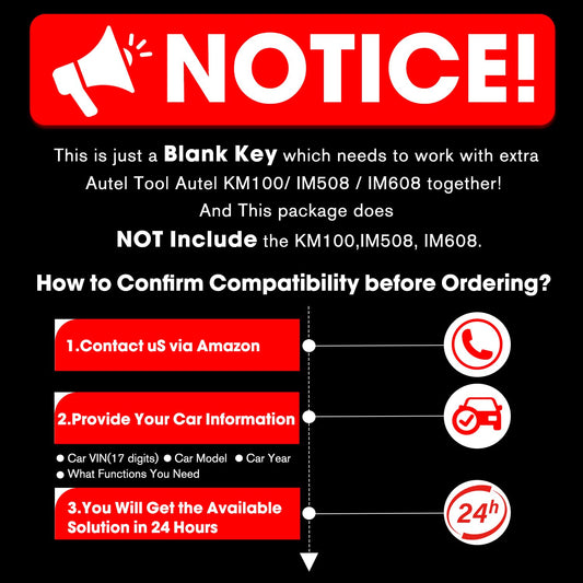 Autel MaxiIM IKEY 2025 Nissan Smart Key Fob Replacement 4-Button