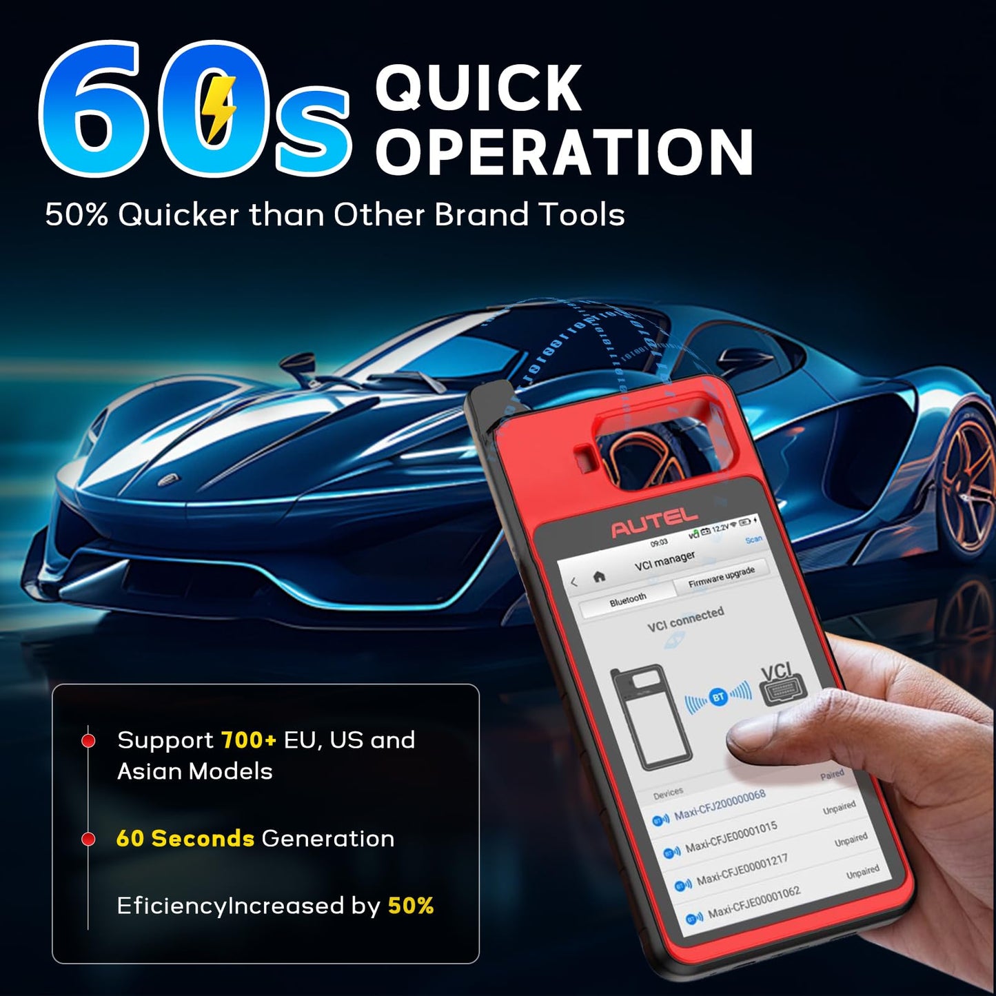 AUTEL MaxiIM KM100 Key Programming Tool | 2025 Handheld Version