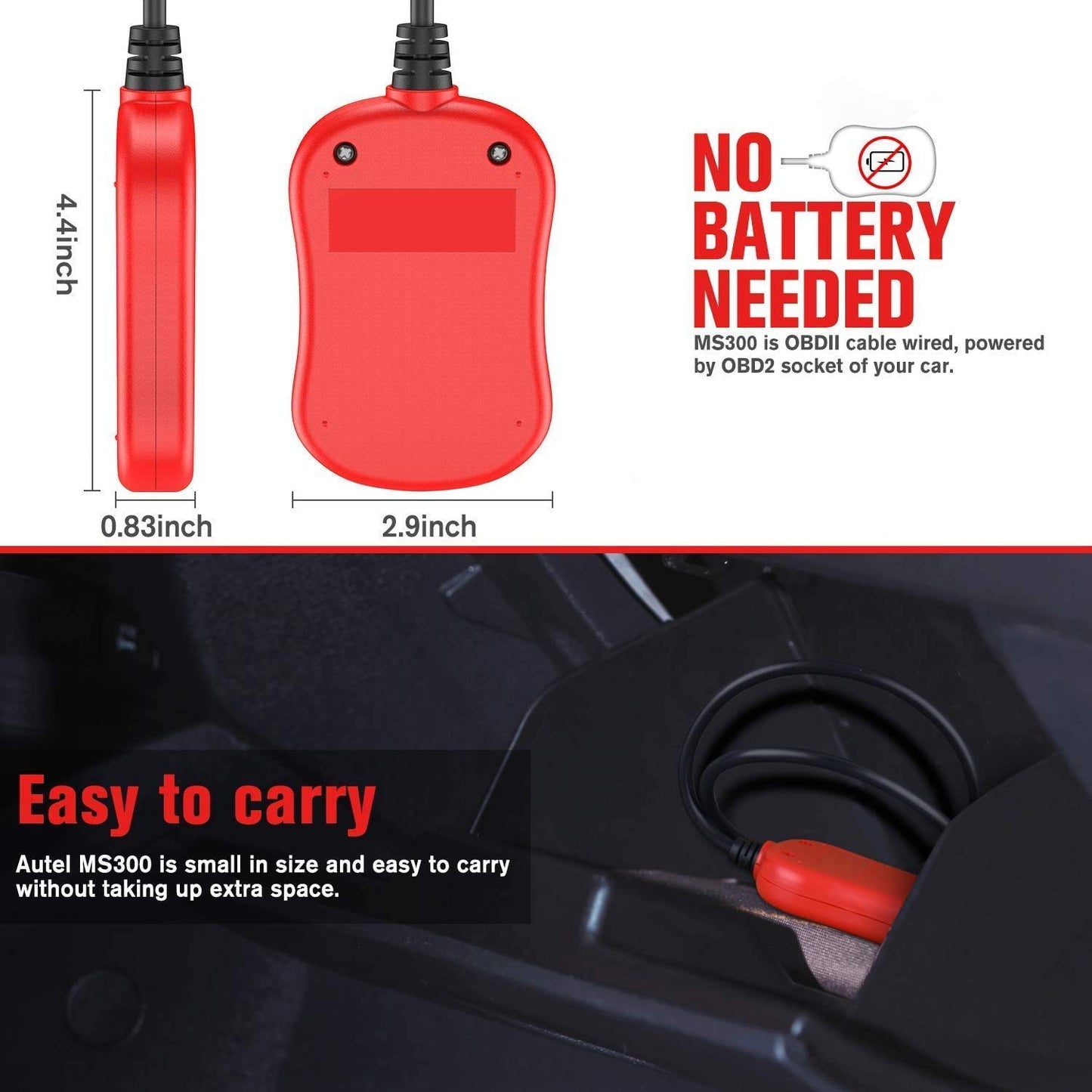 Autel MaxiScan MS300 OBD2 Scanner Code Reader Tool