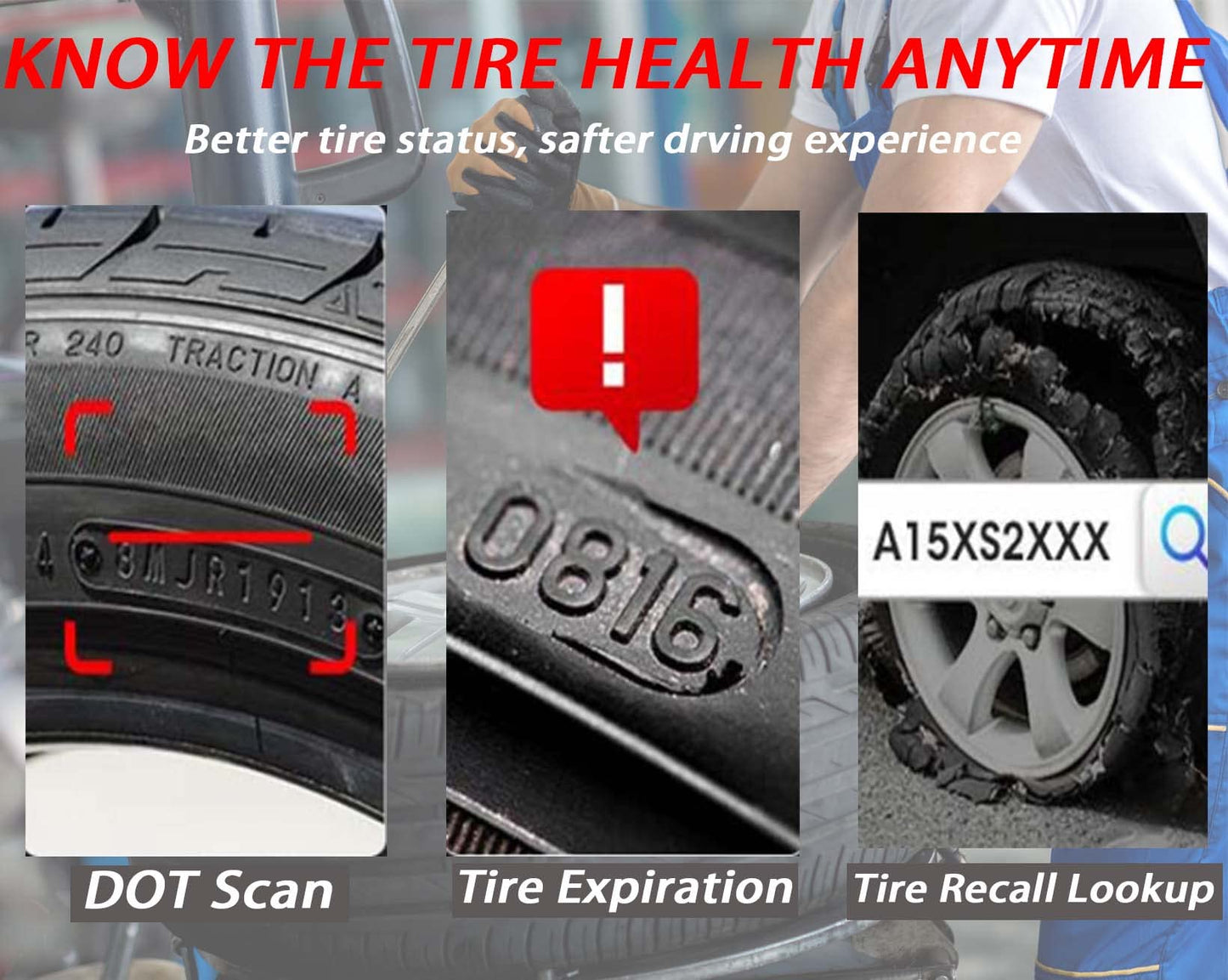 Autel MaxiTPMS TBE200 – 2024 Tire & Brake Wear Analyzer