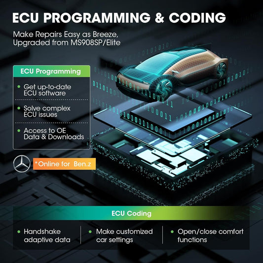 Autel MaxiSys MS909EV – 2025 EV & ECU Diagnostic Scanner