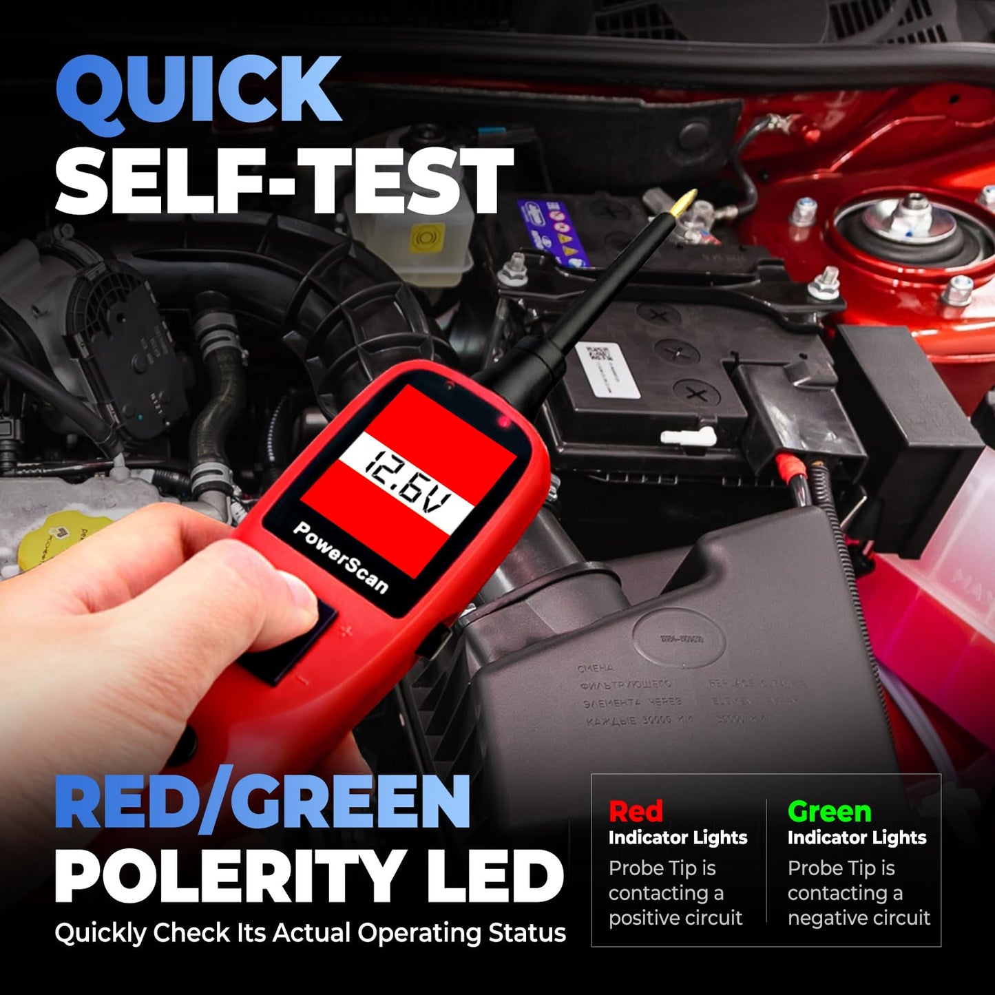 Autel PowerScan PS100 Circuit Tester 2025 – 12V/24V Automotive Power Probe