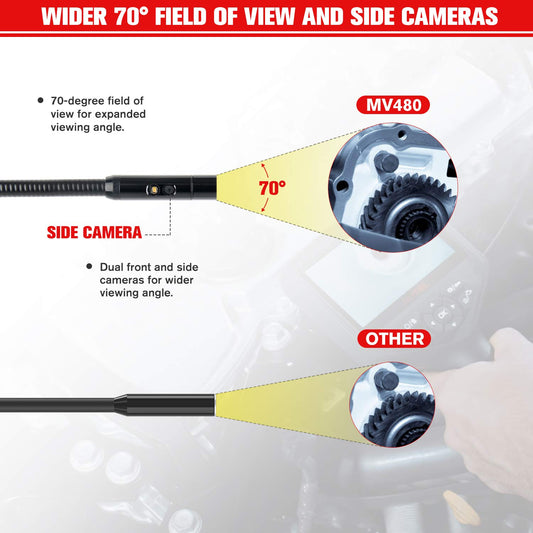 Autel MaxiVideo MV480 Dual-Camera HD Inspection Endoscope Tool