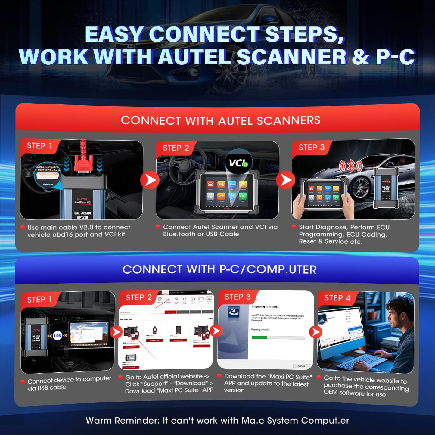 Autel MaxiFlash J2534 VCI – 2025 ECU Programming Tool