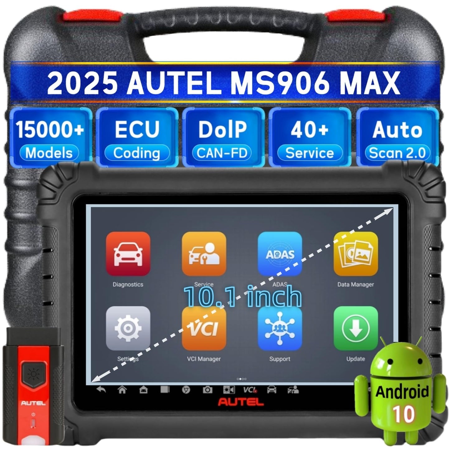 Autel MaxiSys MS906MAX Scanner – ECU Coding & 40+ Reset Services