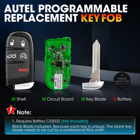 Autel IKEYCL005AL Smart Key for Chrysler Dodge – 5 Button