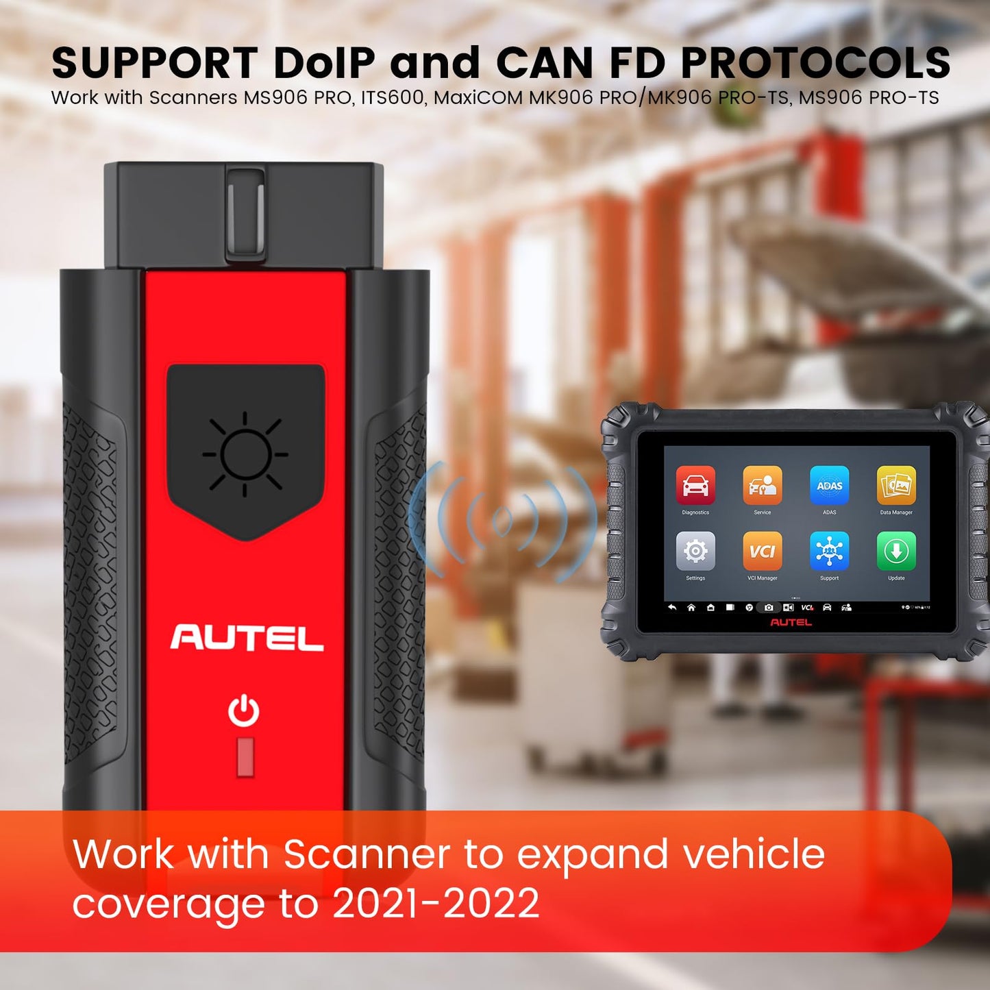 Autel MaxiVCI V200 OBD2 Bluetooth Adapter for Scanners