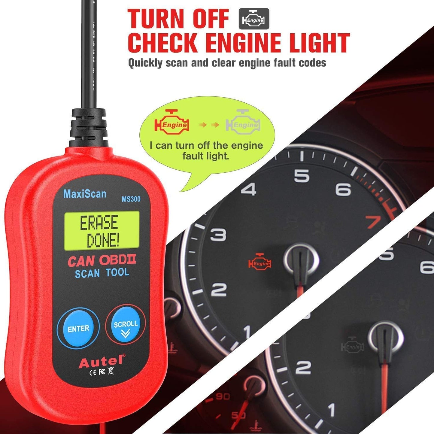 Autel MaxiScan MS300 OBD2 Scanner Code Reader Tool