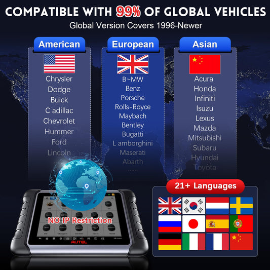 Autel MaxiPRO MP808Z-TS Scanner – 2025 ECU Coding & TPMS Tool