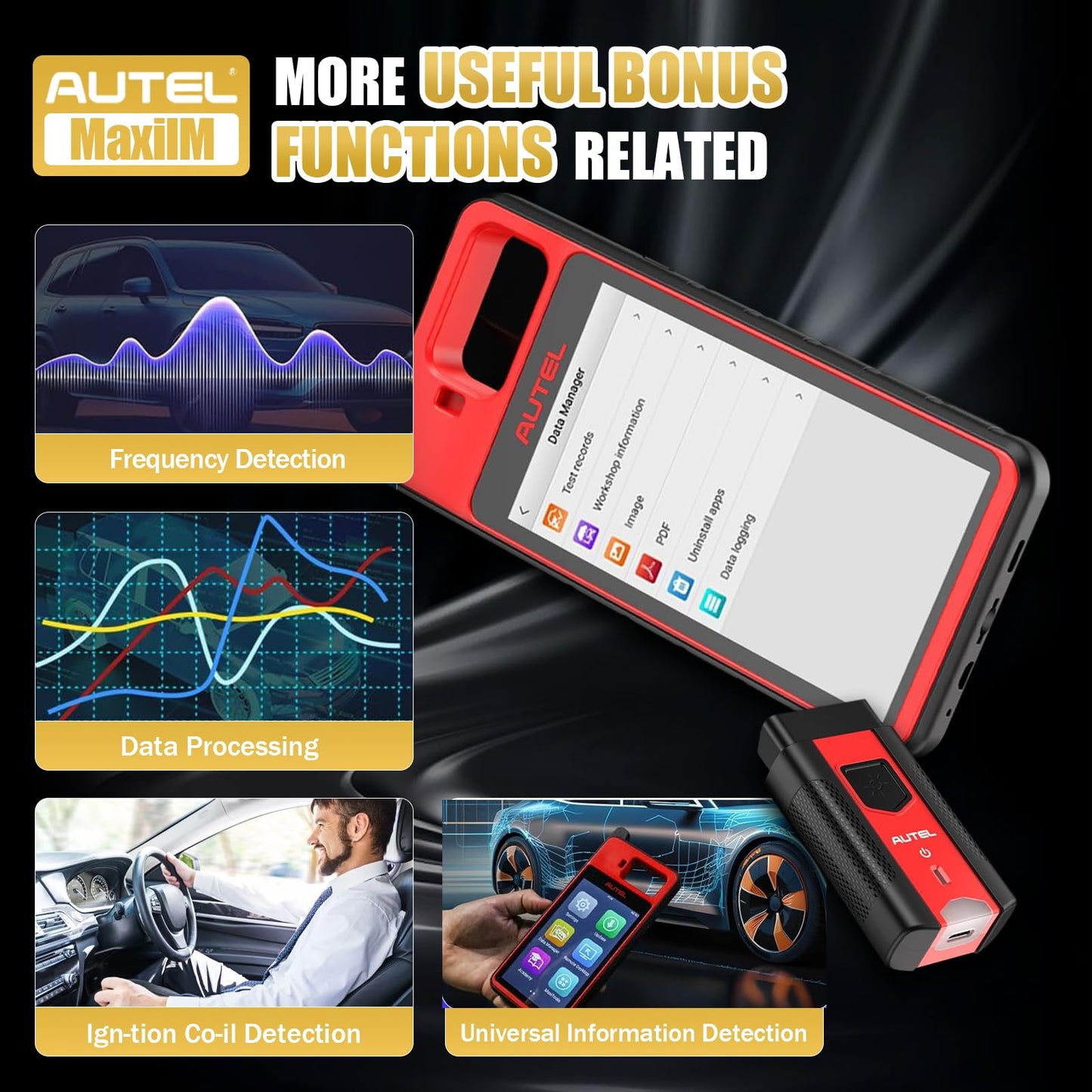 Autel MaxiIM KM100 Key Programmer – Fast OBD Learning & APB112 Built-In