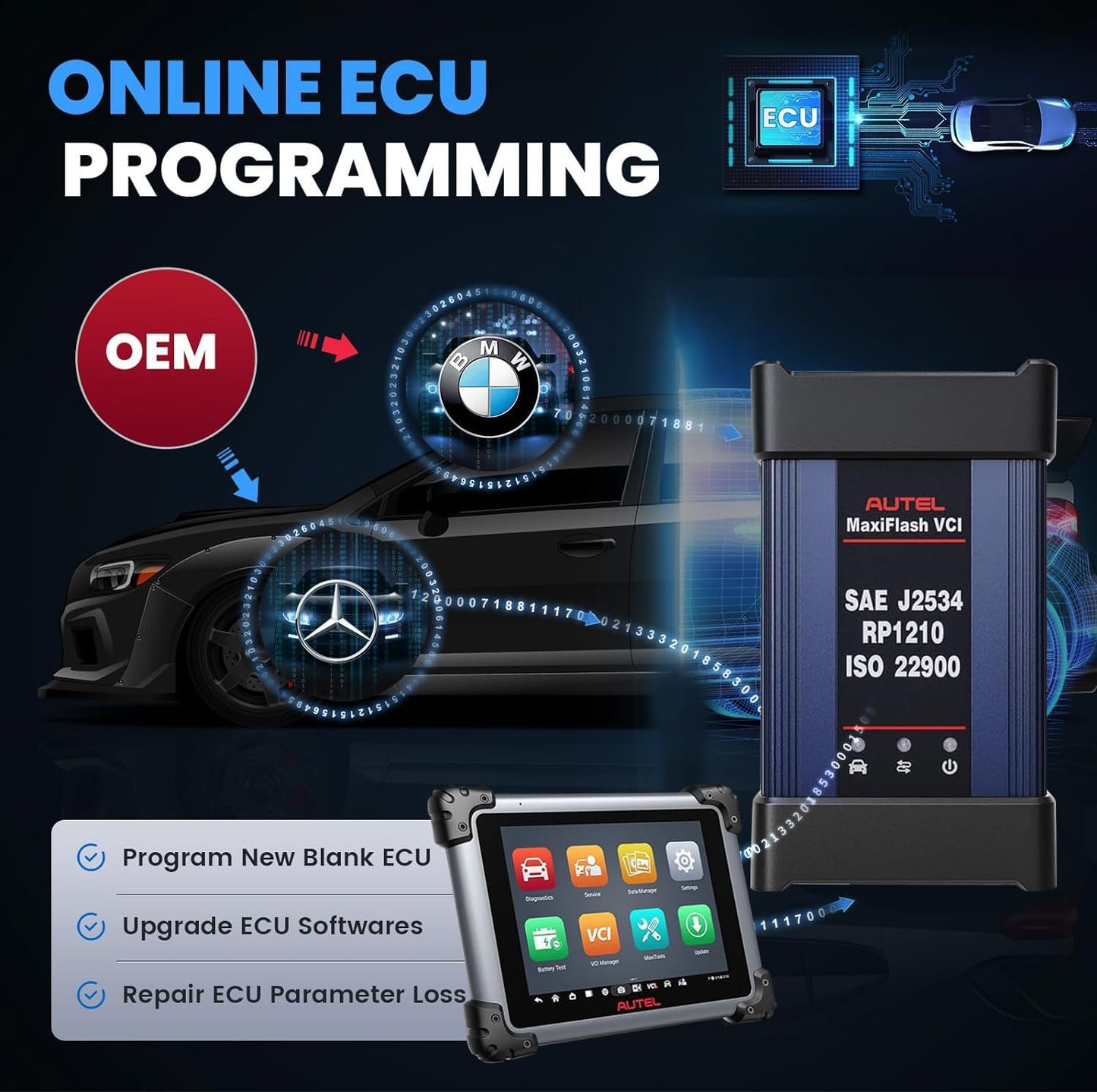 Autel MaxiSYS Elite II Pro with MV108S – ECU Coding & Intelligent Diagnosis