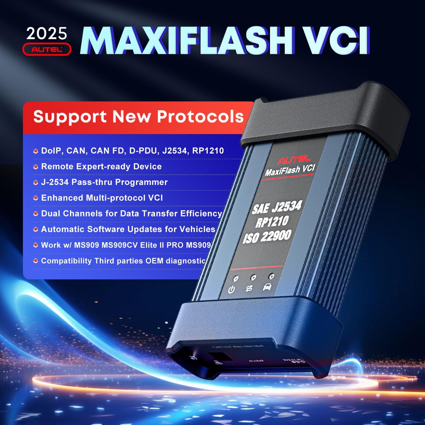 Autel MaxiFlash J2534 VCI – 2025 ECU Programming Tool