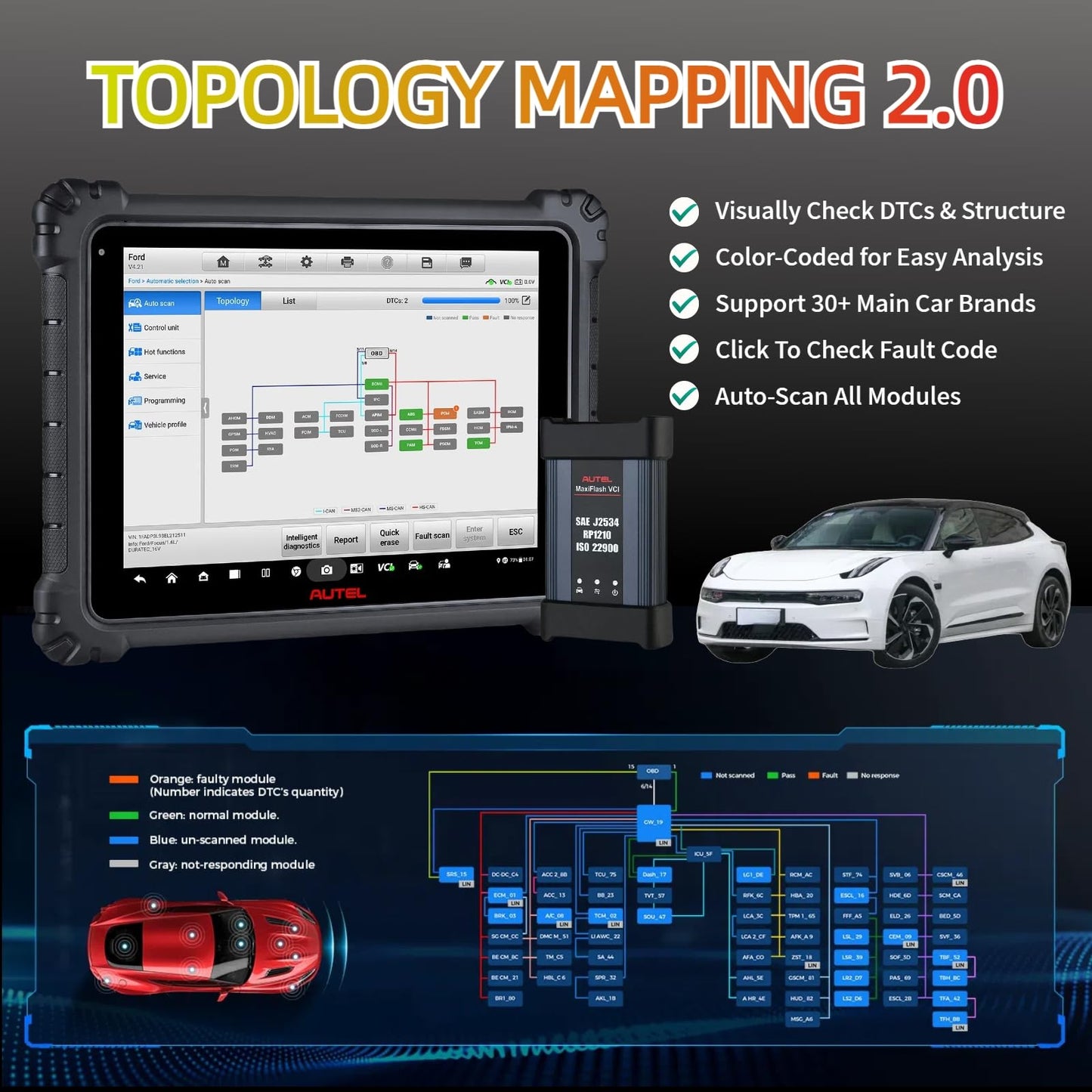 Autel MaxiSys Ultra ADAS 2025 – Advanced Diagnostic & ADAS Calibration