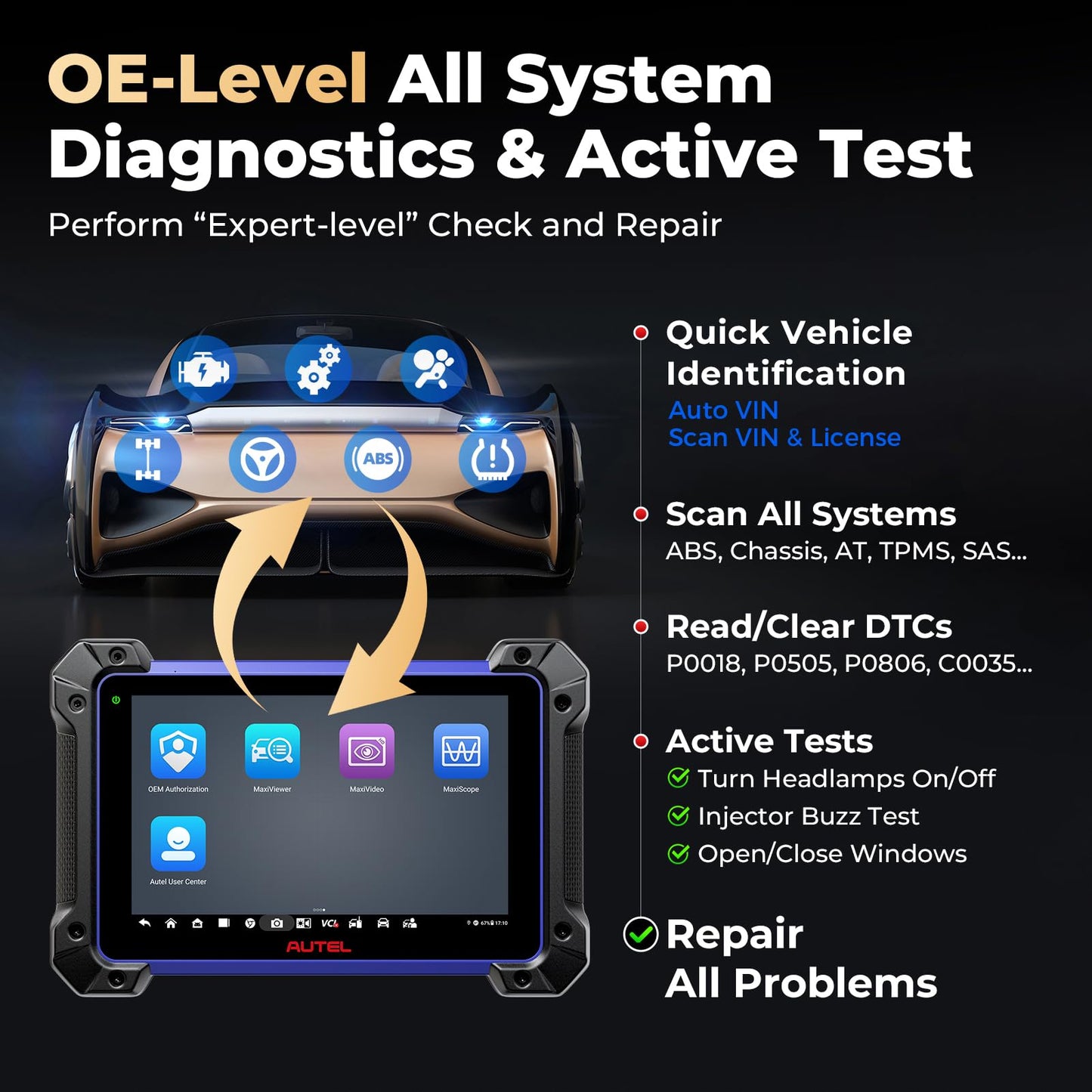 Autel IM608PRO II Scanner – 2025 ECU Coding & Key Programming