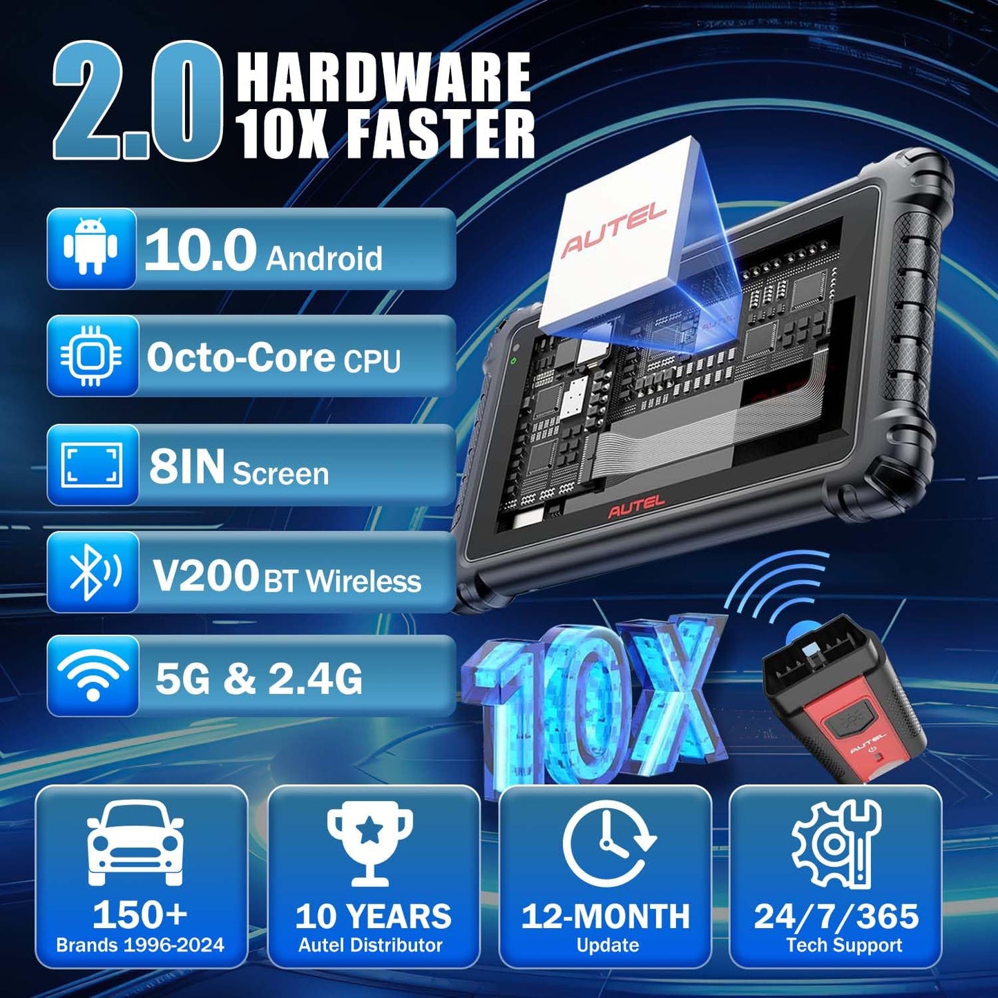 Autel MaxiSys MS906 Pro TS Diagnostic Scanner with Full TPMS & ECU Coding