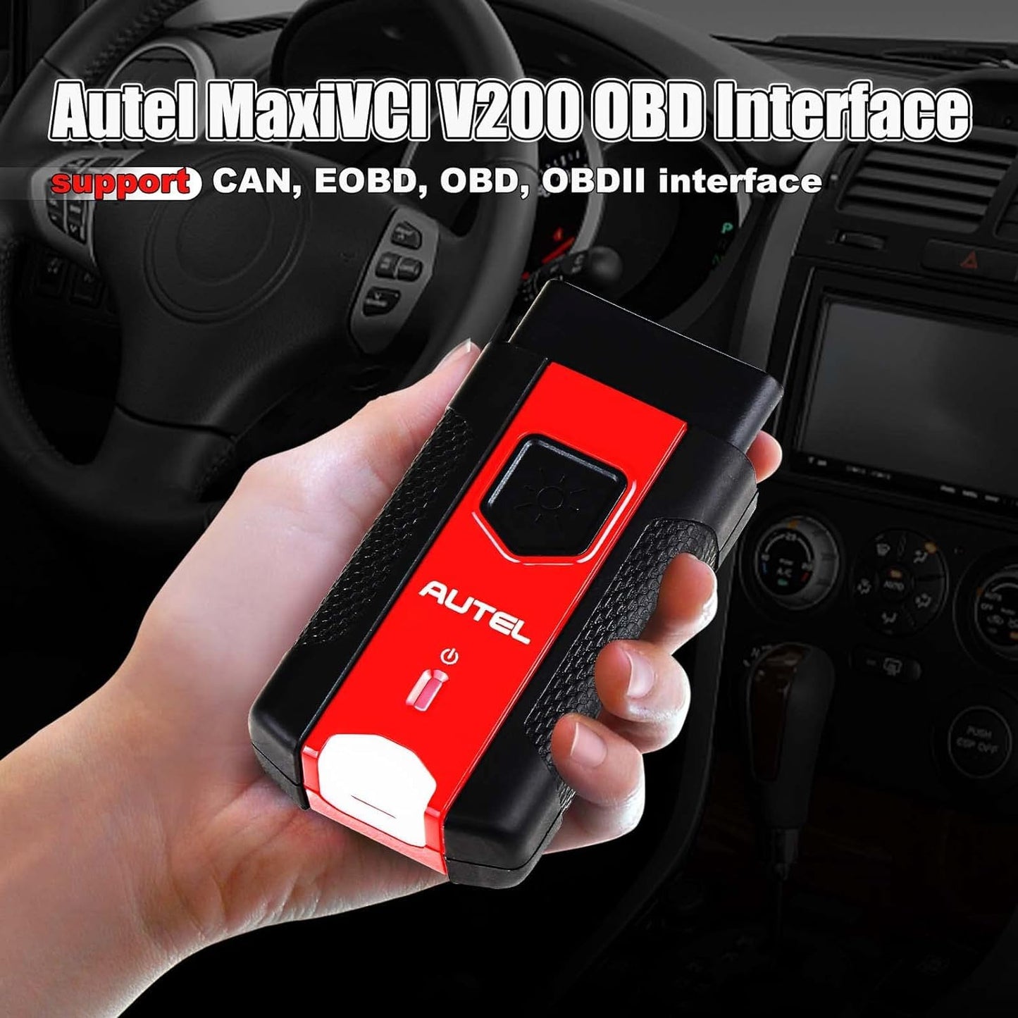 Autel MaxiVCI V200 OBD2 Bluetooth Adapter for Scanners