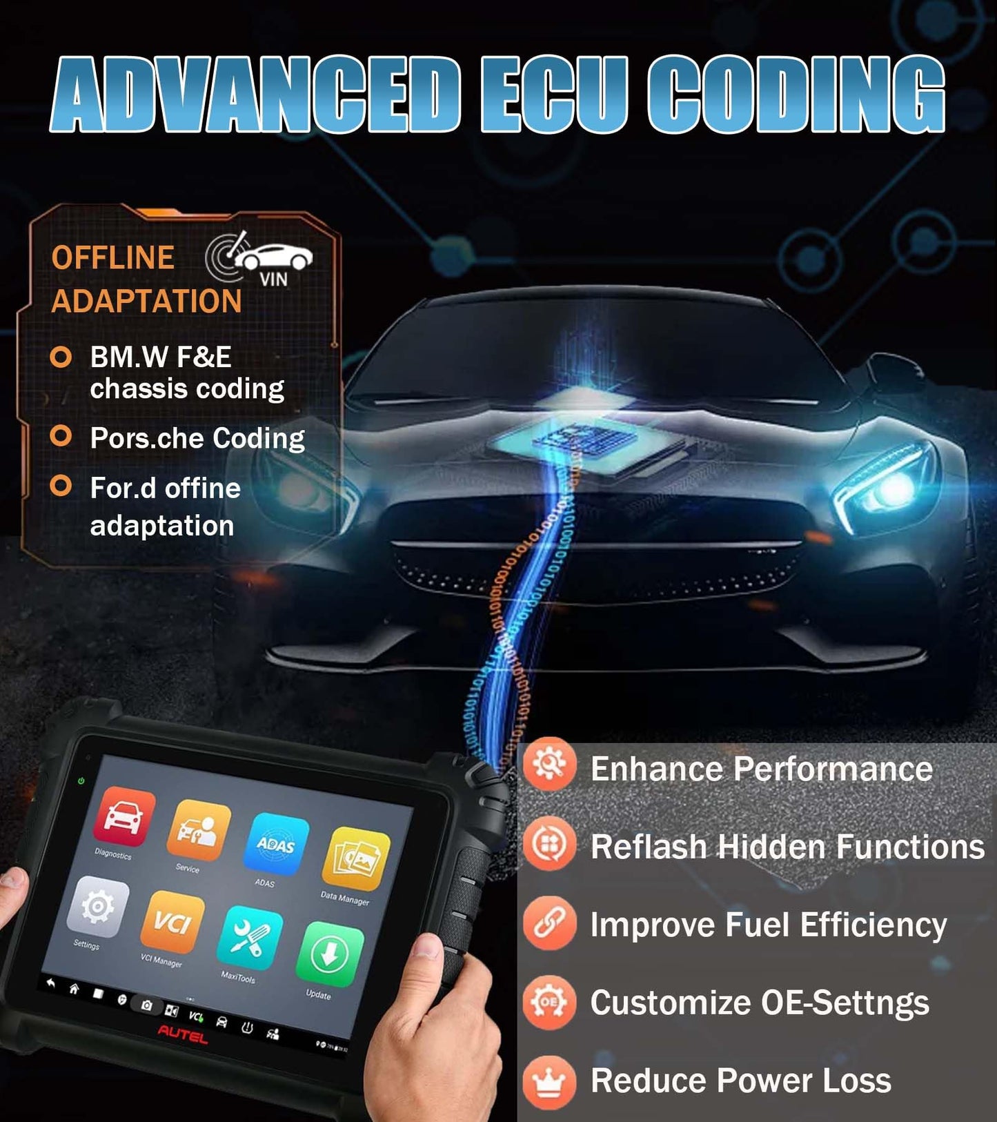 Autel MaxiSys MS906 Pro TS Diagnostic Scanner with Full TPMS & ECU Coding
