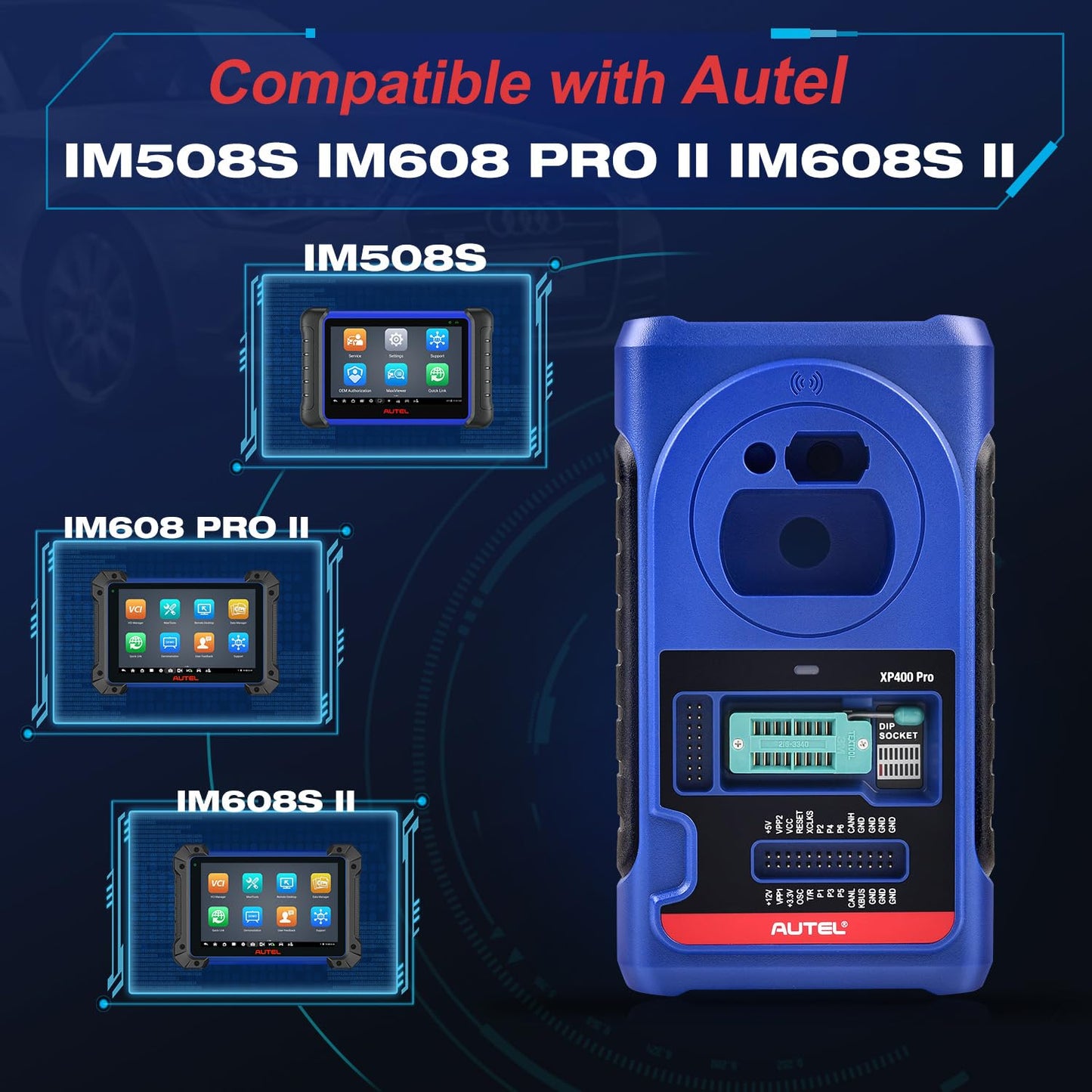 Autel MaxiIM XP400 PRO Key Programmer 2025 – 3000+ Chip Read & Write
