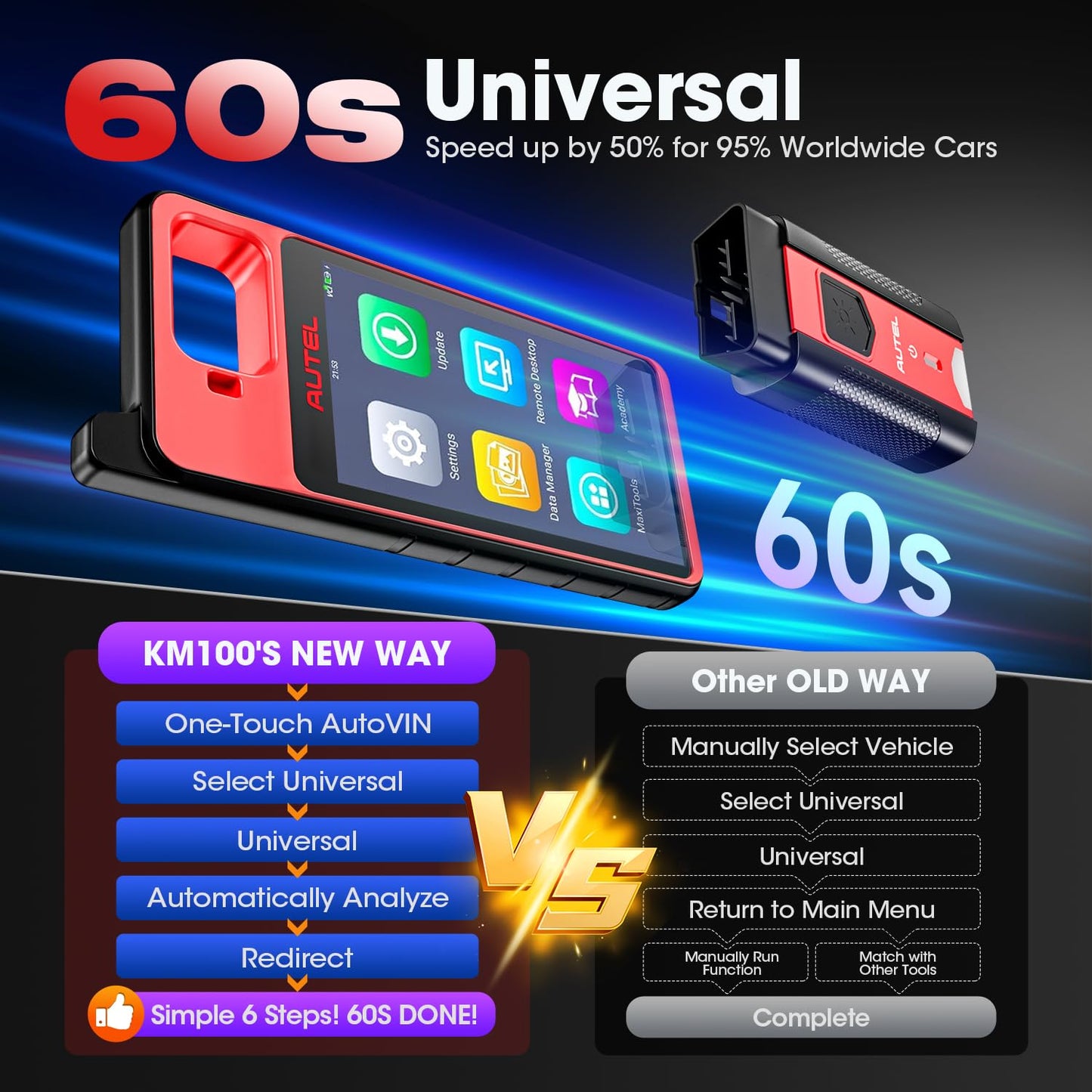 Autel MaxiIM KM100 Programmer for 700+ Cars, Lifetime Updates