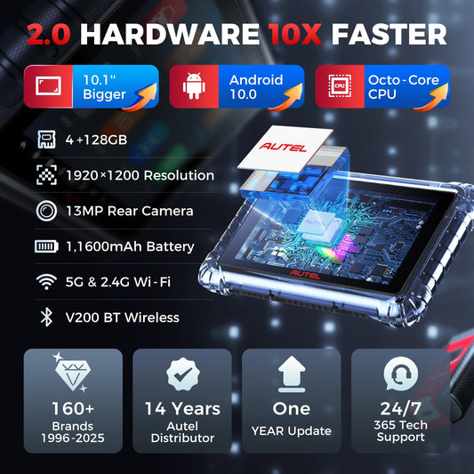 Autel MaxiSYS MS906MAX Scanner 2025 – ECU Coding & 40+ Reset Services