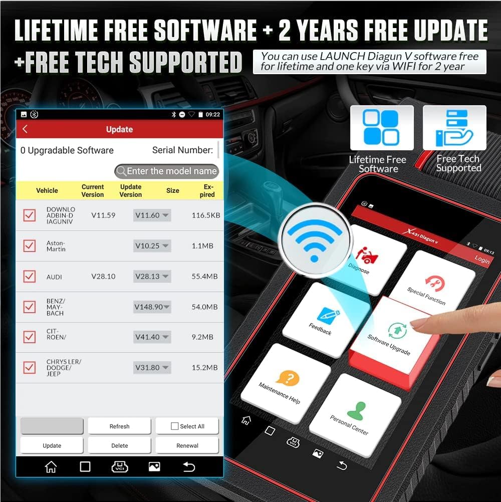 LAUNCH X431 Diagun V Elite 2025 – All-Car ECU & Reset Tool