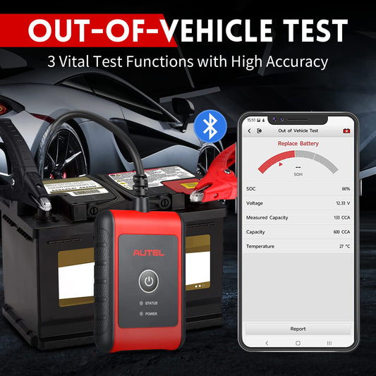 Autel MaxiCOM MK906 Pro with BT506 Battery Tester – ECU Coding & 40+ Services