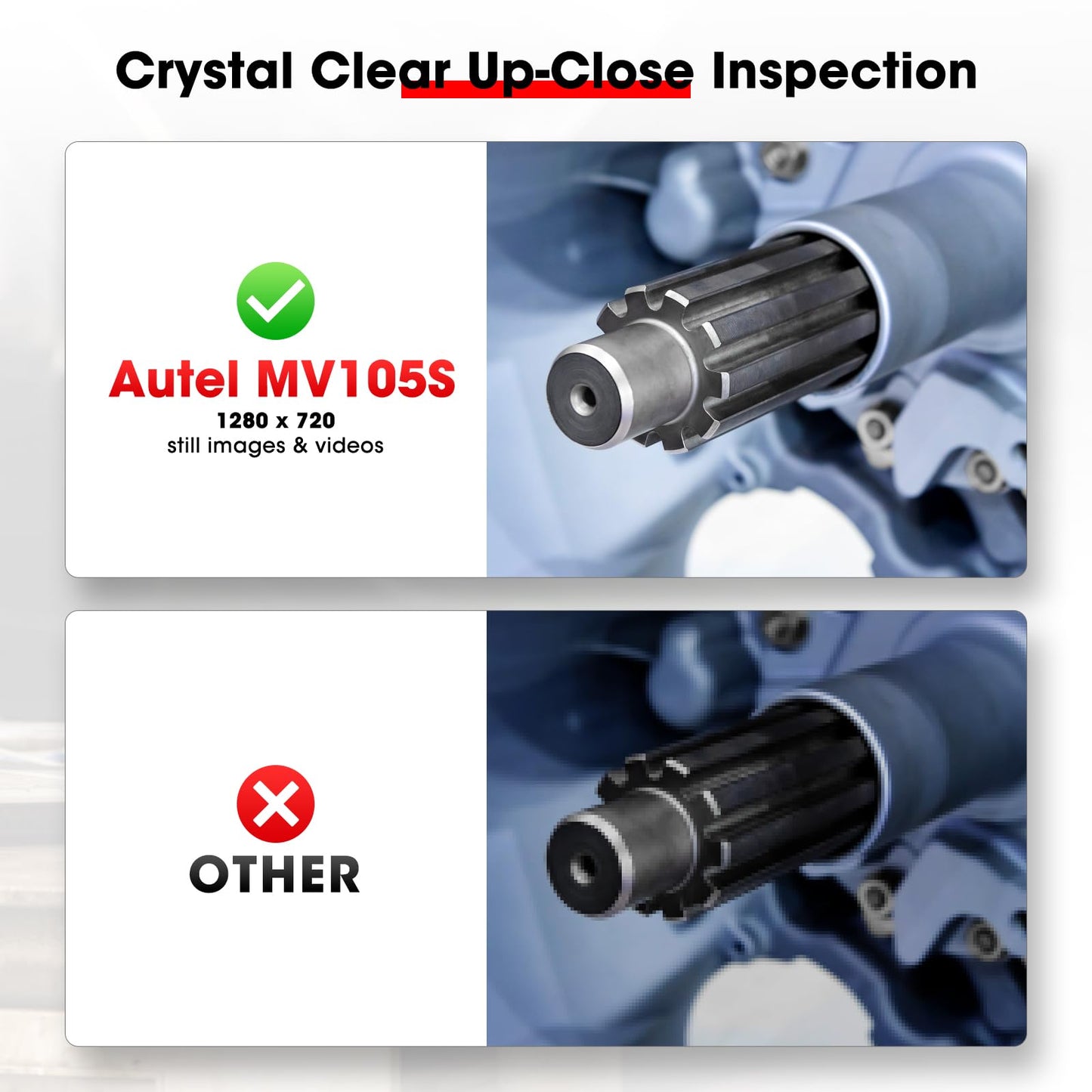 Autel MaxiVideo MV105S Inspection Camera – 5.5mm Digital Borescope