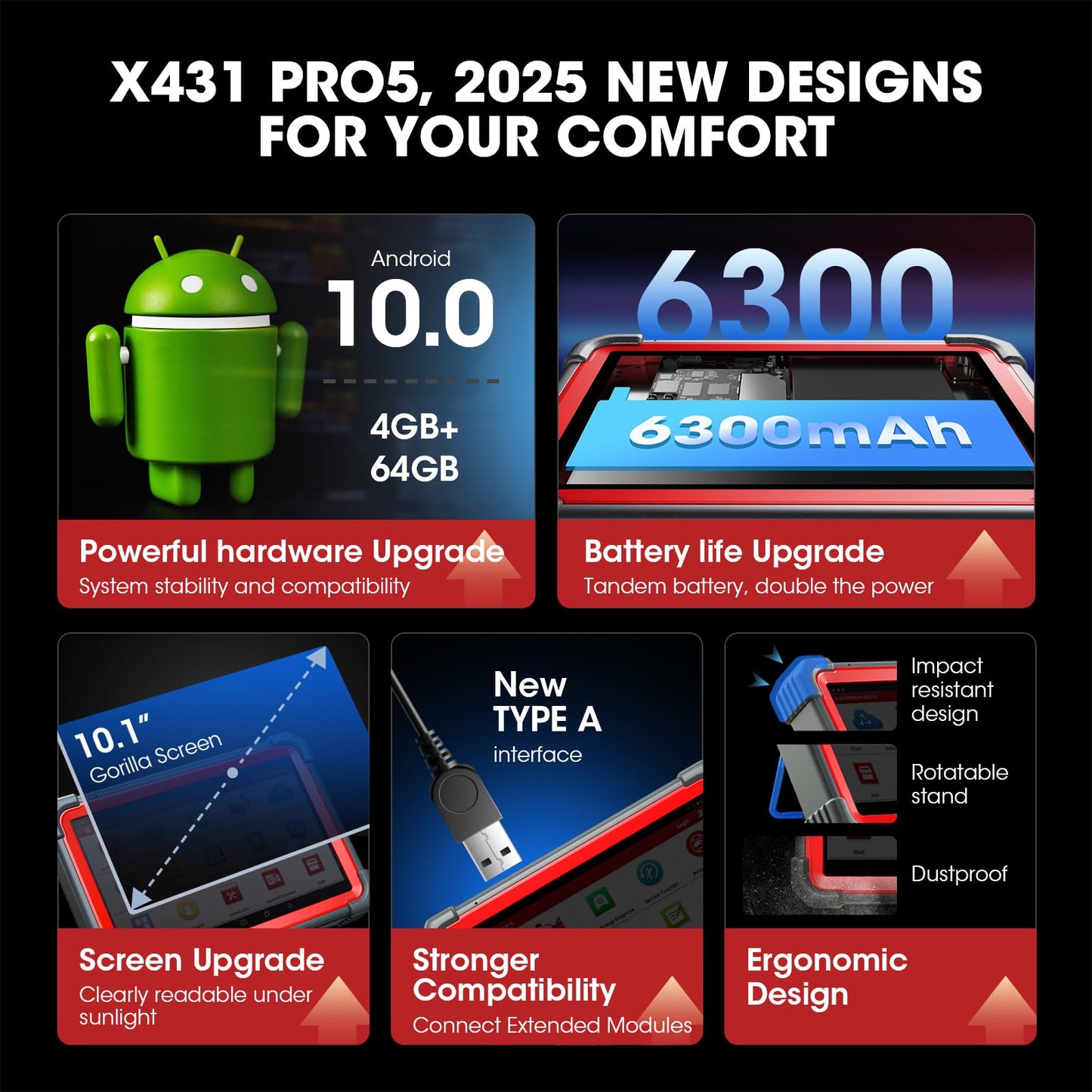 LAUNCH X431 PRO5 J2534 Reprogramming Tool with ECU Coding