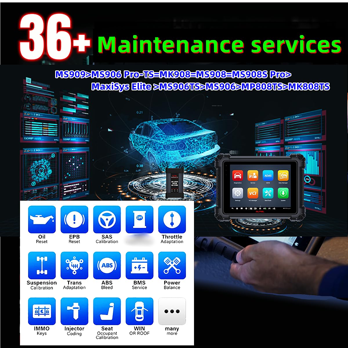 Autel MaxiSys MS909 2024 – ECU Coding & All-System Scanner