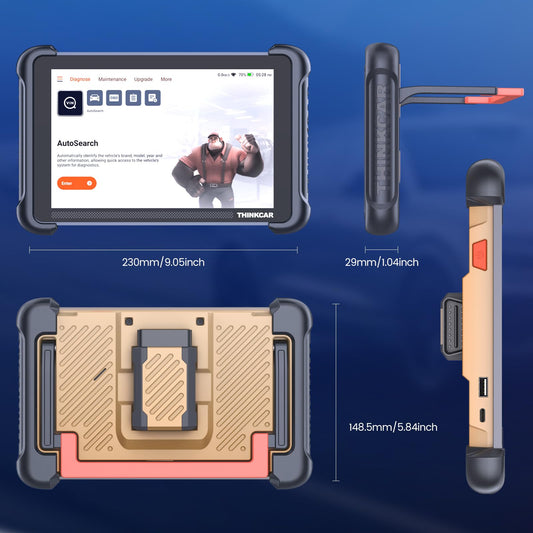 ThinkScan 689BT OBD2 Scanner with ECU Coding & 34 Services