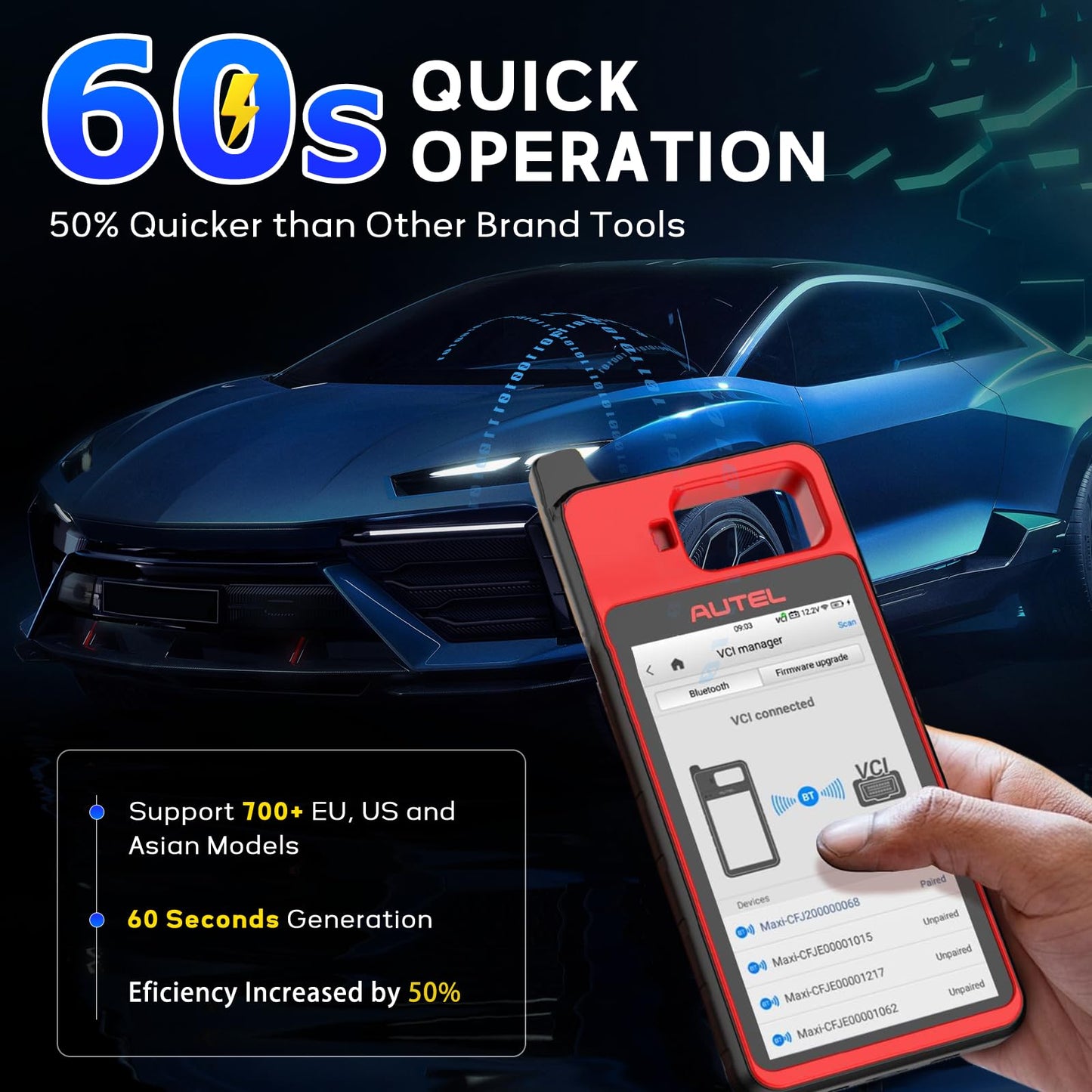 Autel MaxiIM KM100 Programmer Tool – Wireless OBD Key Programming