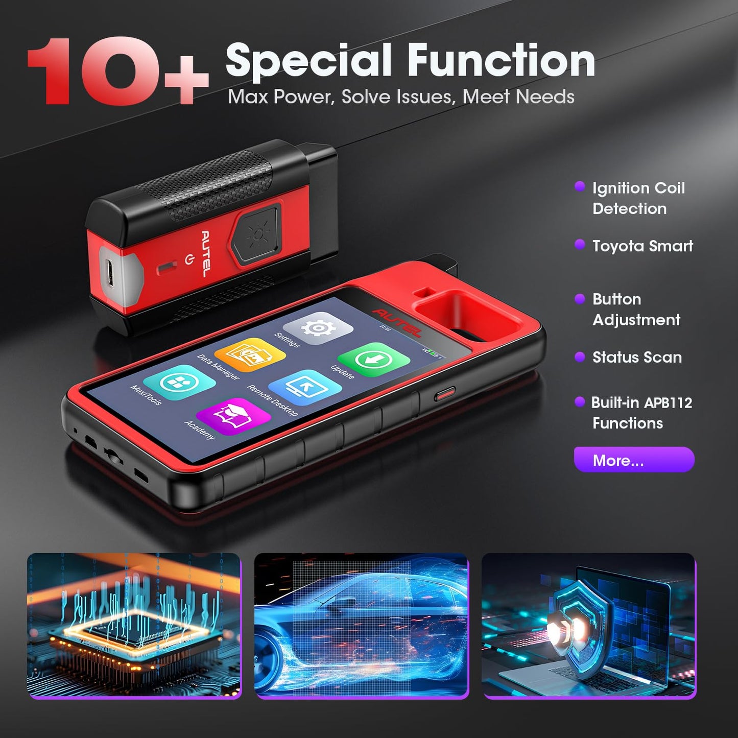 Autel MaxiIM KM100X Scanner Key Programmer with APB112 – 2025 Update