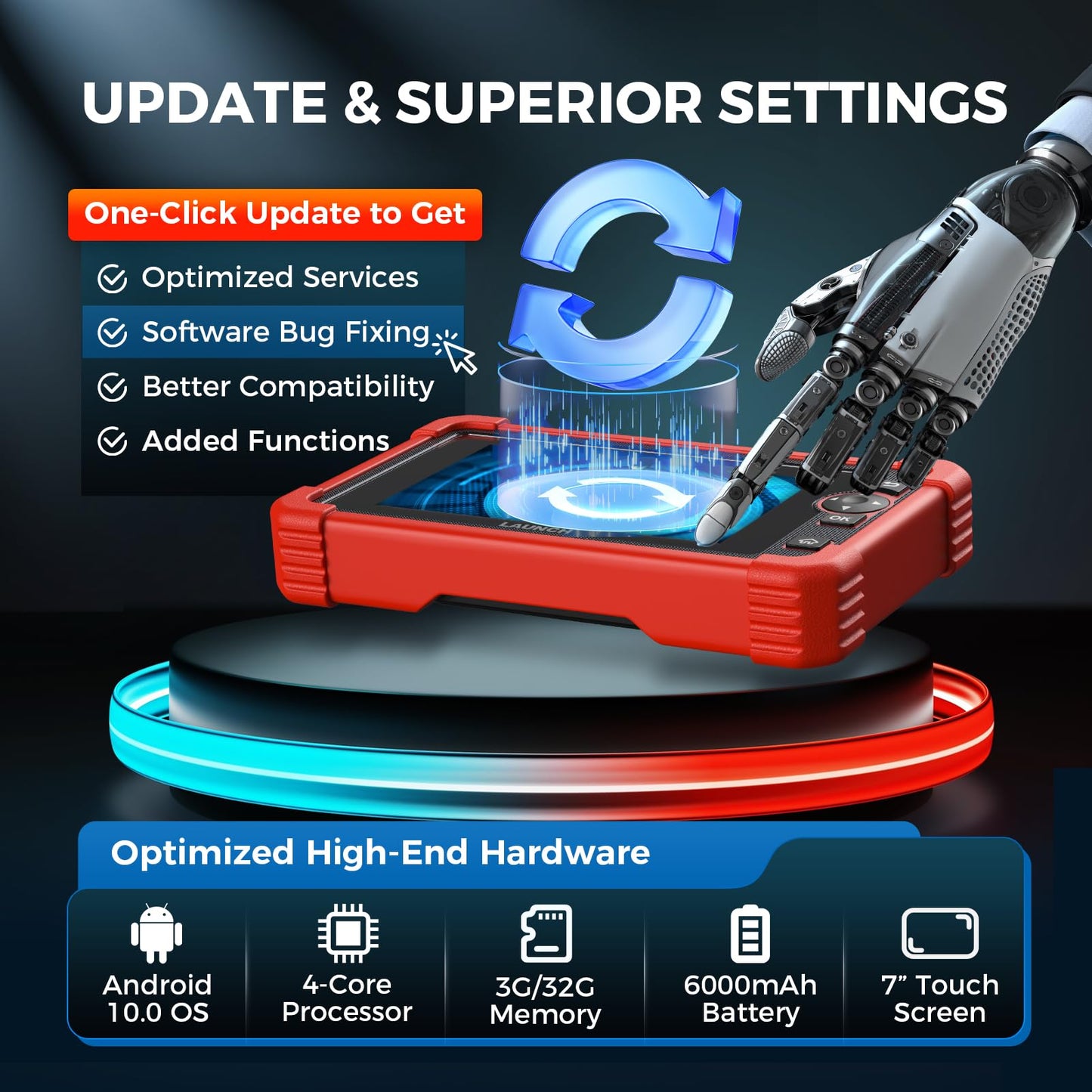 LAUNCH CRP919X Elite OBD2 Scanner with ECU Coding