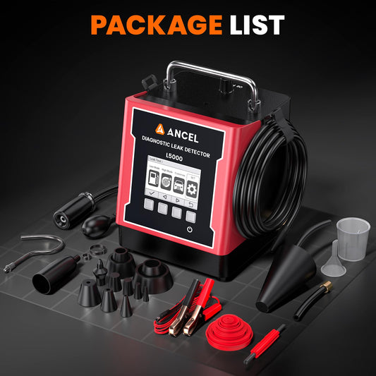 ANCEL L5000 Smoke Leak Detector – EVAP, Turbo, Exhaust, LCD Display