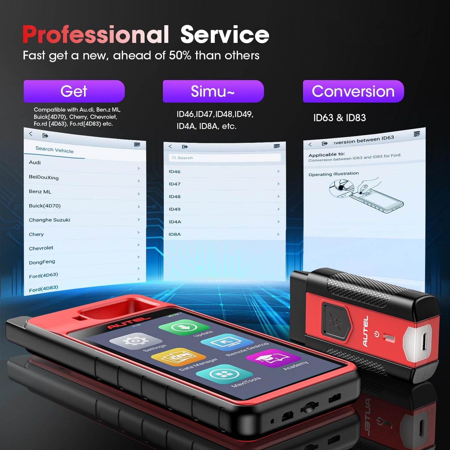 Autel MaxiIM KM100 Programmer for 700+ Cars, Lifetime Updates