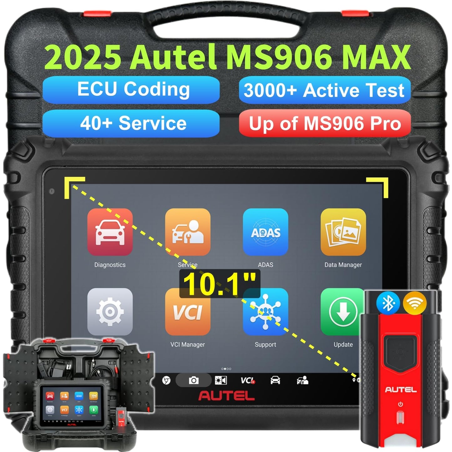 Autel MaxiSys MS906 MAX 2025 Scanner with ECU Coding & Auto Scan 2.0